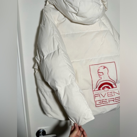 White Goose Down Jacket - Picture 4 of 9